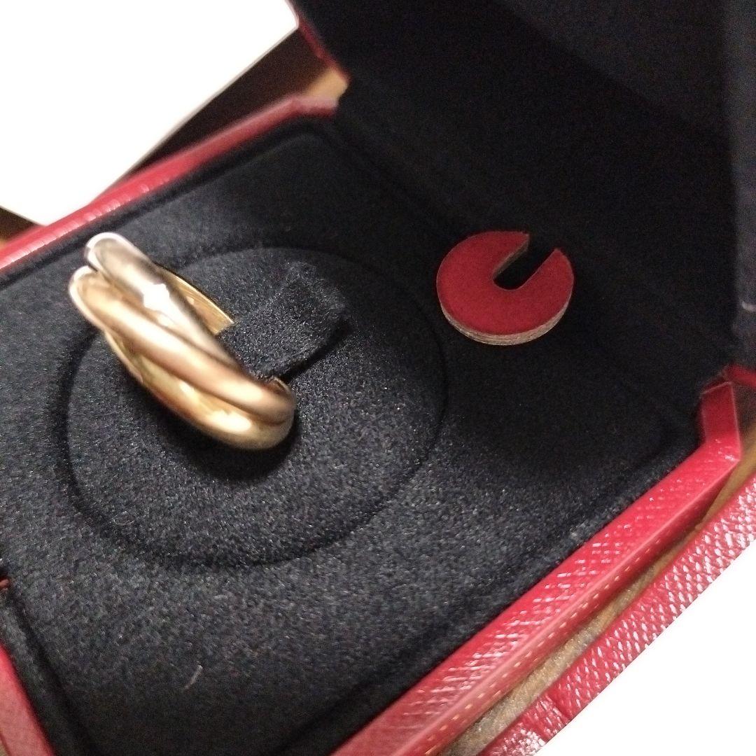 最終お値下げ♡16号全付属品付昨年、Cartier ダイヤトリニティリング 現行