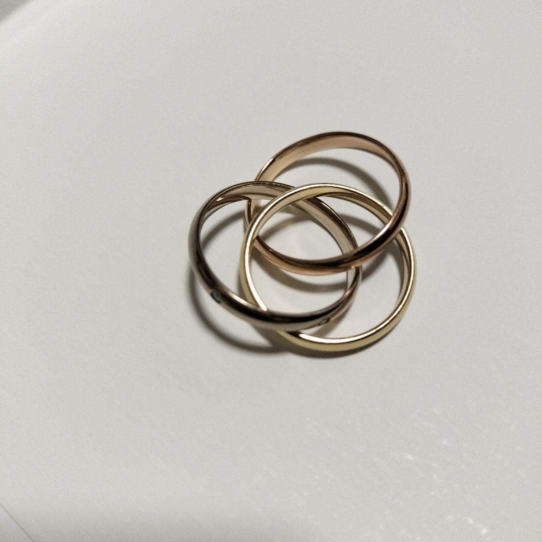 最終お値下げ♡16号全付属品付昨年、Cartier ダイヤトリニティリング 現行