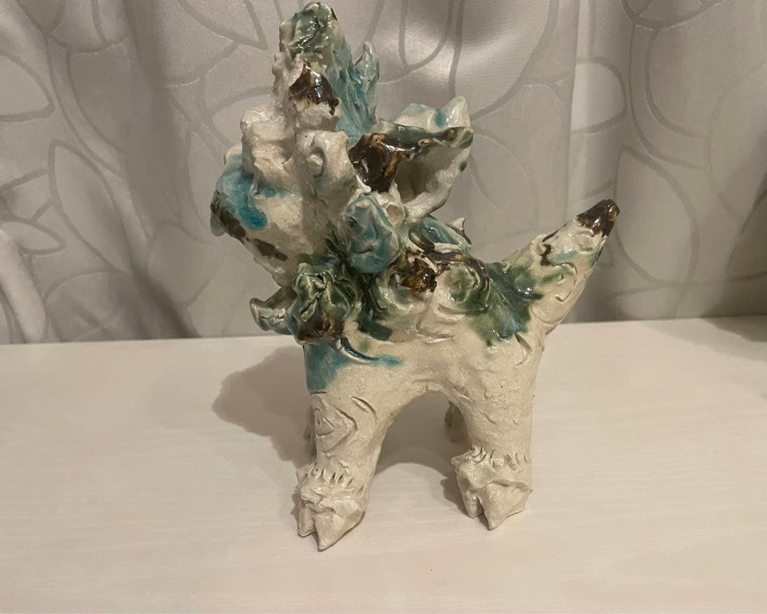 【一点物】沖縄　シーサー　置物　焼物　やちむん