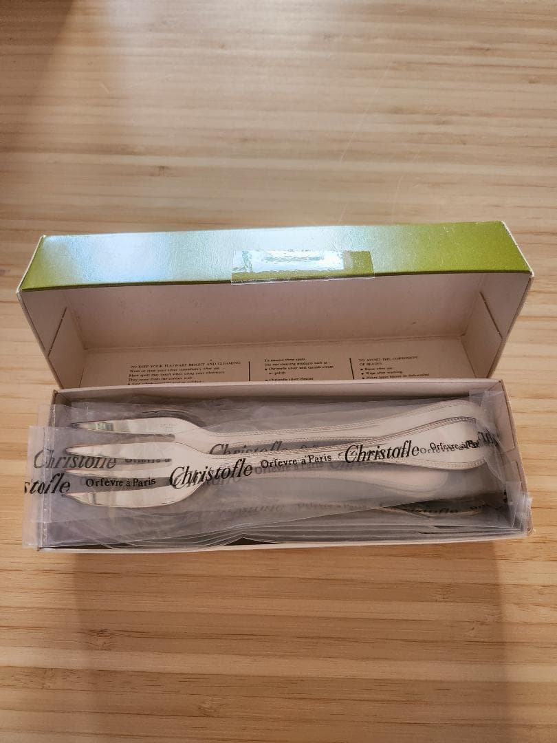 未使用 クリストフル シルバープレート スプーン＆フォークセット