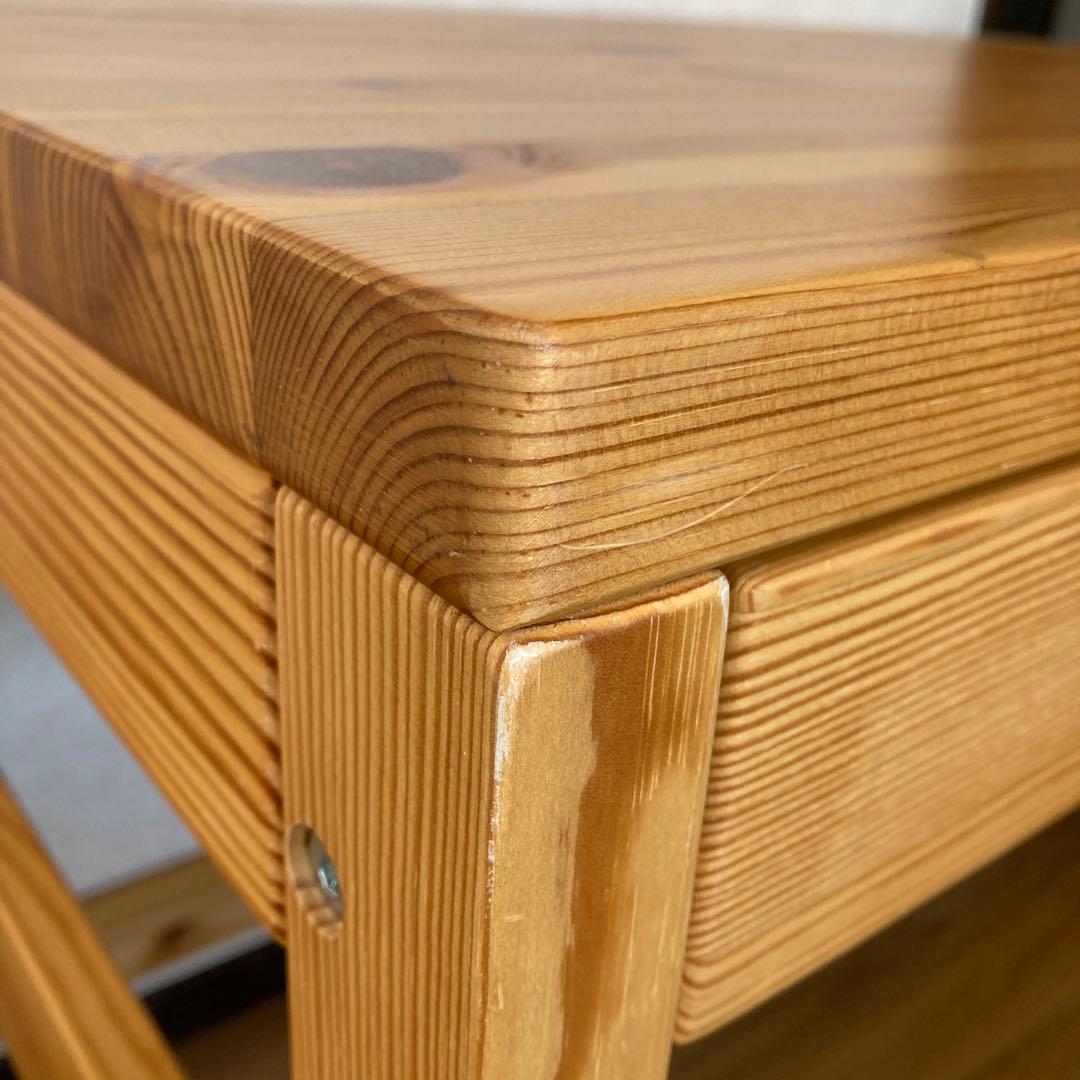 無印良品　パイン材デスク　机