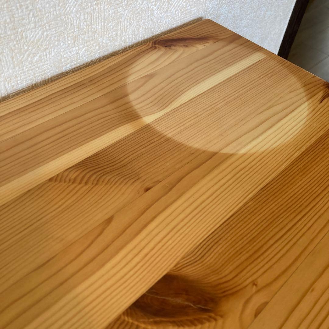 無印良品　パイン材デスク　机
