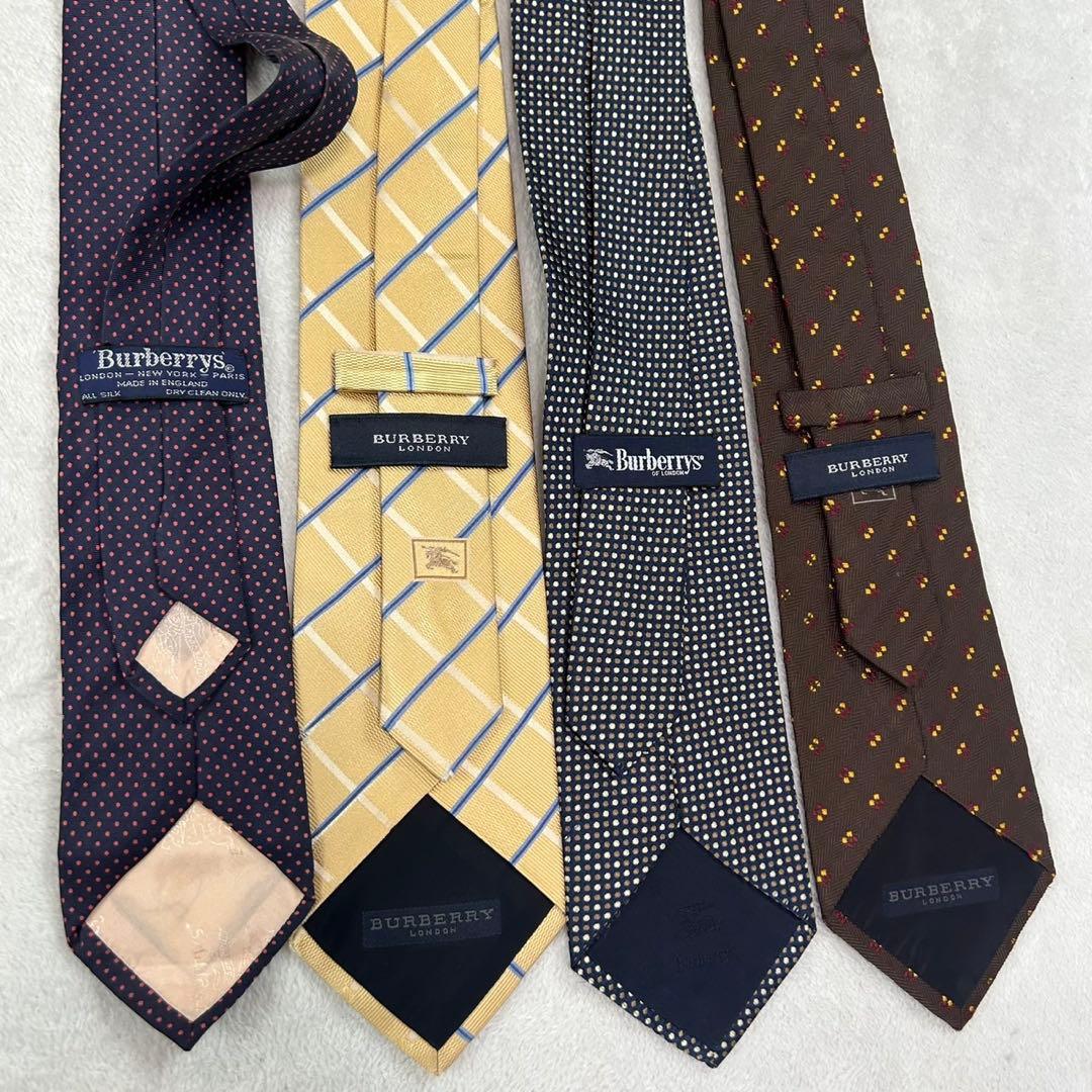 NM9 バーバリー BURBERRY 8本 セット まとめ売り ネクタイ メンズ