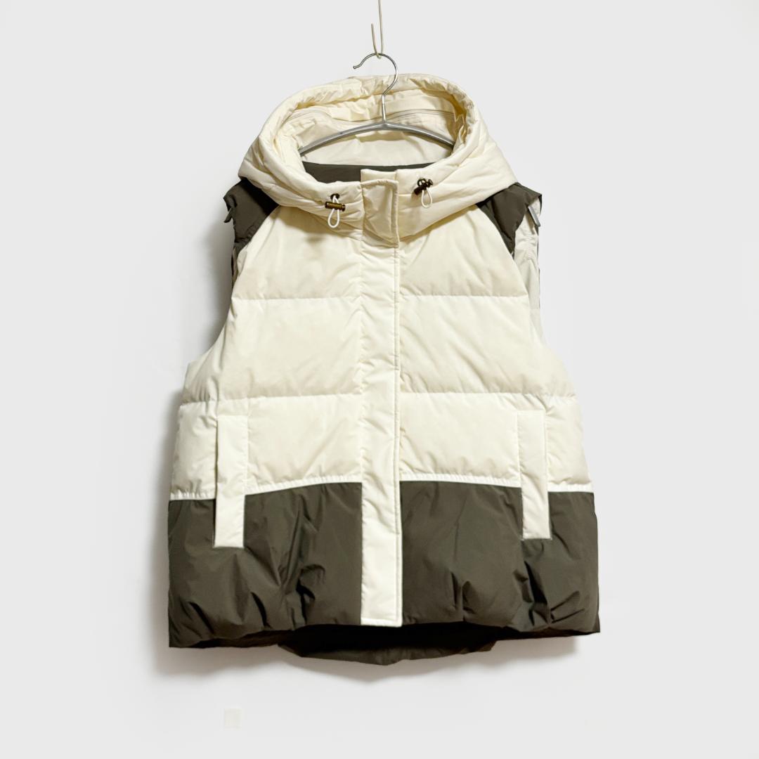 2025AW【ルクルカ センソユニコ】ダウン ベスト　38 オフホワイト