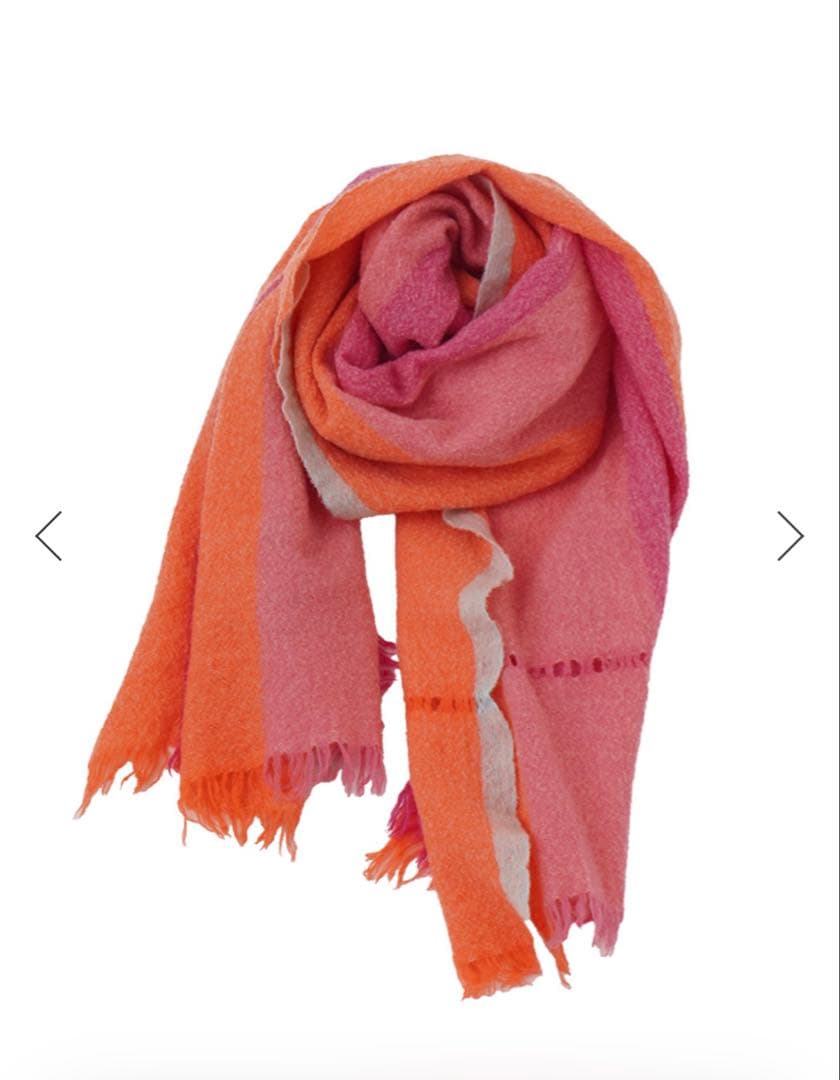 ◆新品PAL'LAS PALACE（パラスパレス）２／４８ウール強縮絨ストール◆