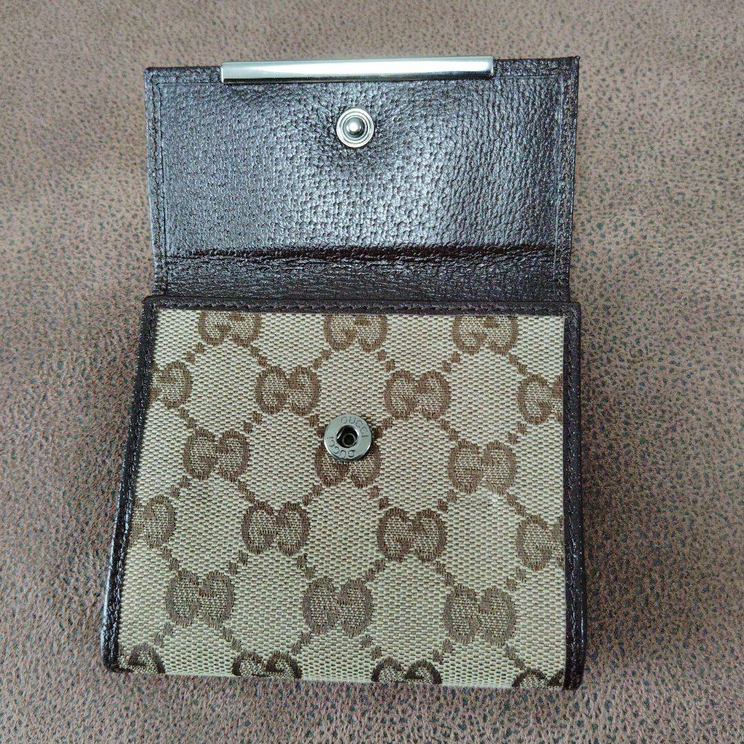 GUCCI GGパターン 三つ折り財布