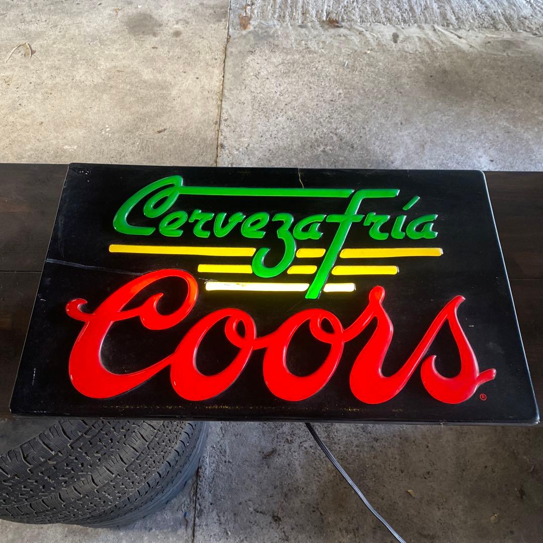 Coors 電飾 看板 ライトアップサイン ネオン ヴィンテージ アメリカ製