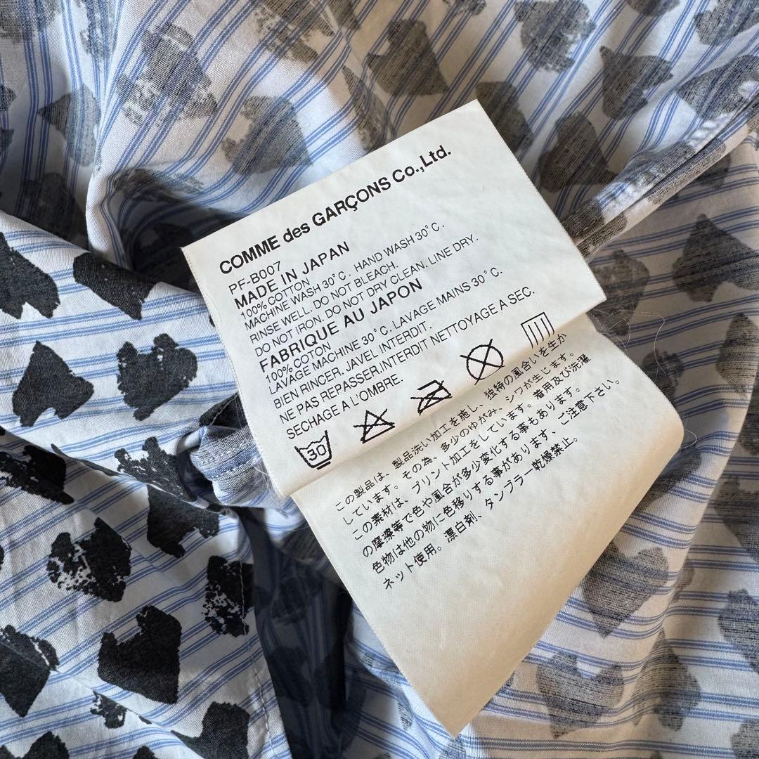 コムデギャルソン HOMME PLUS ハートシャツ