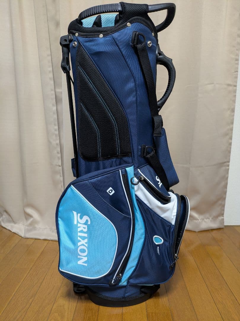 Srixon キャディバッグ ネイビー/ライトブルー