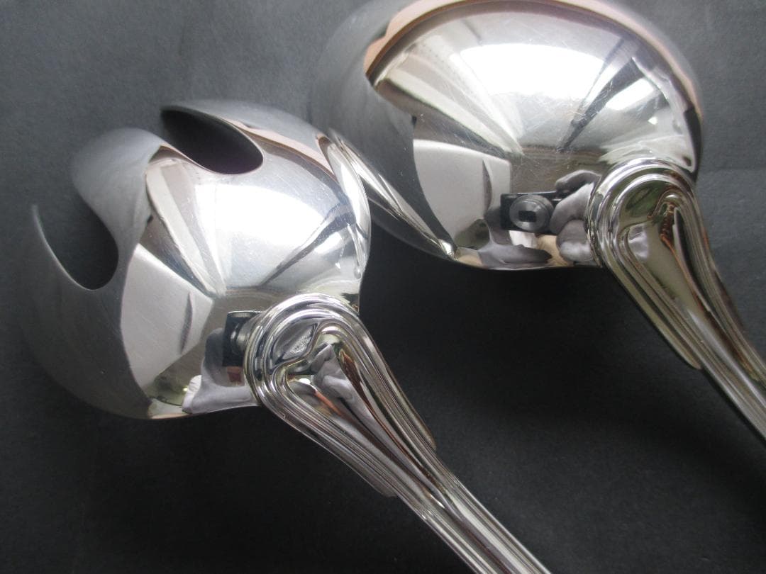 極美品☆仏蘭西高級銀器クリストフルシルバーサーバーフォーク・スプーン２本　シノン