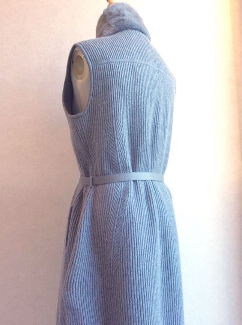 新年お値下げ！定価２２０万ロロピアーナベビーカシミアミンクファーロングジレコート