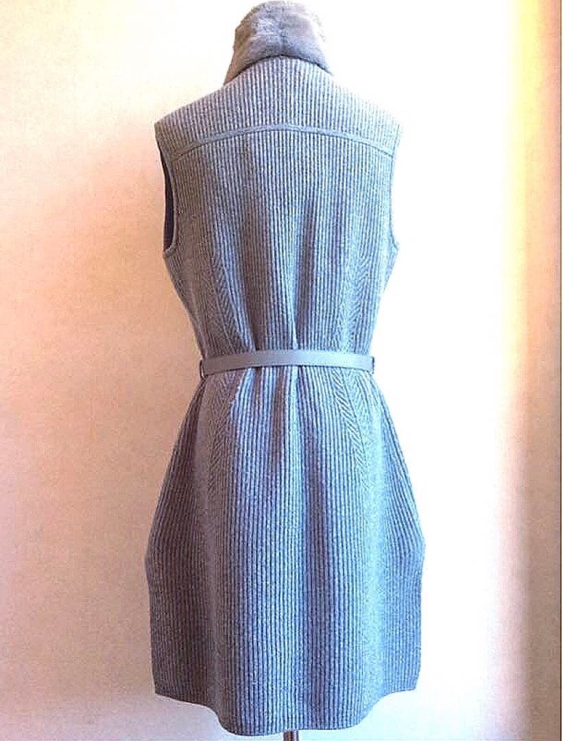 新年お値下げ！定価２２０万ロロピアーナベビーカシミアミンクファーロングジレコート