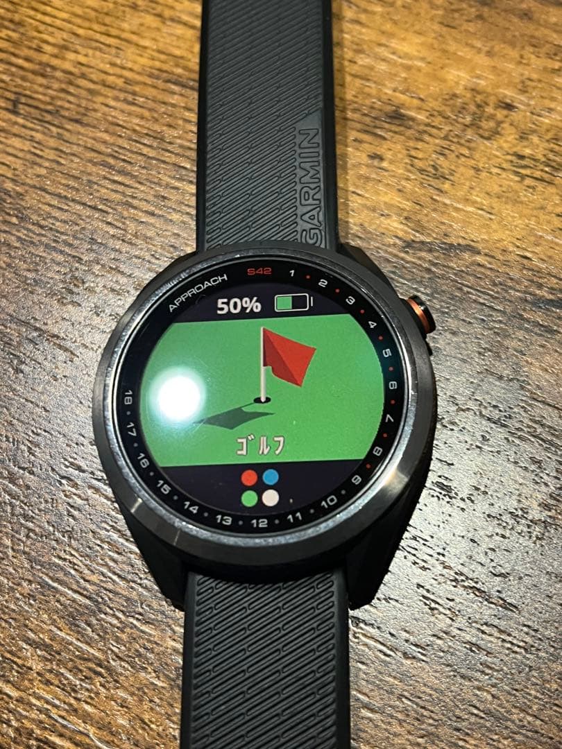 ひげ！！！GARMIN APPROACH S42 GPSゴルフウォッチ