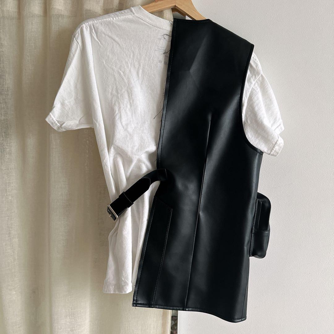 【最終値下げ】Litmus レザーベスト ハーネス レザージャケット