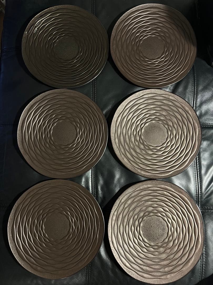 【未使用】ディナープレート　ガラス製　6枚セット