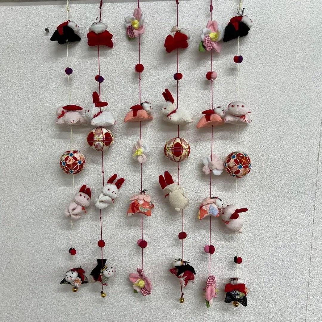 雛人形　桃の節句　ちりめんつるし飾りまとめ売り