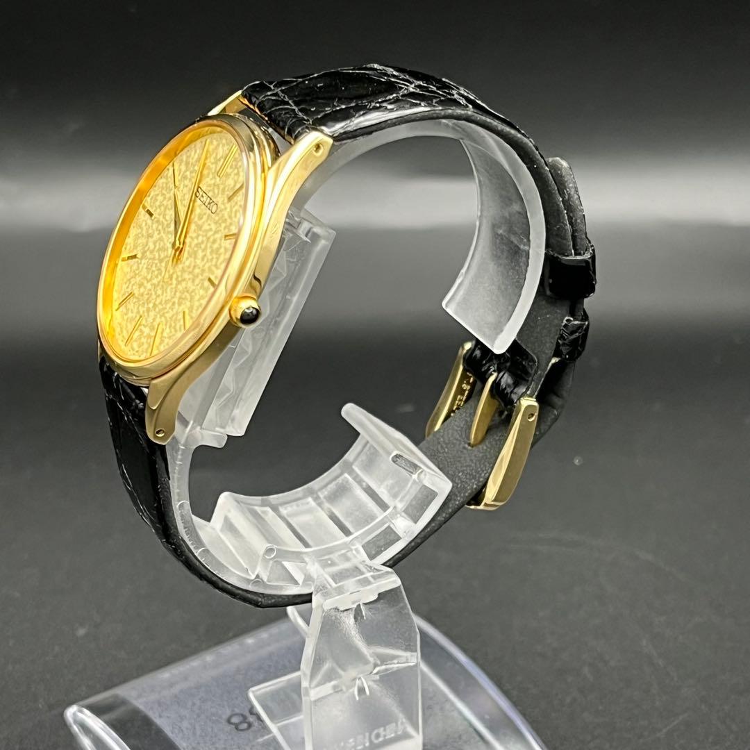 希少　稼動　腕時計　SEIKO　セイコー　ドルチェ　ゴールド　新品電池　D59