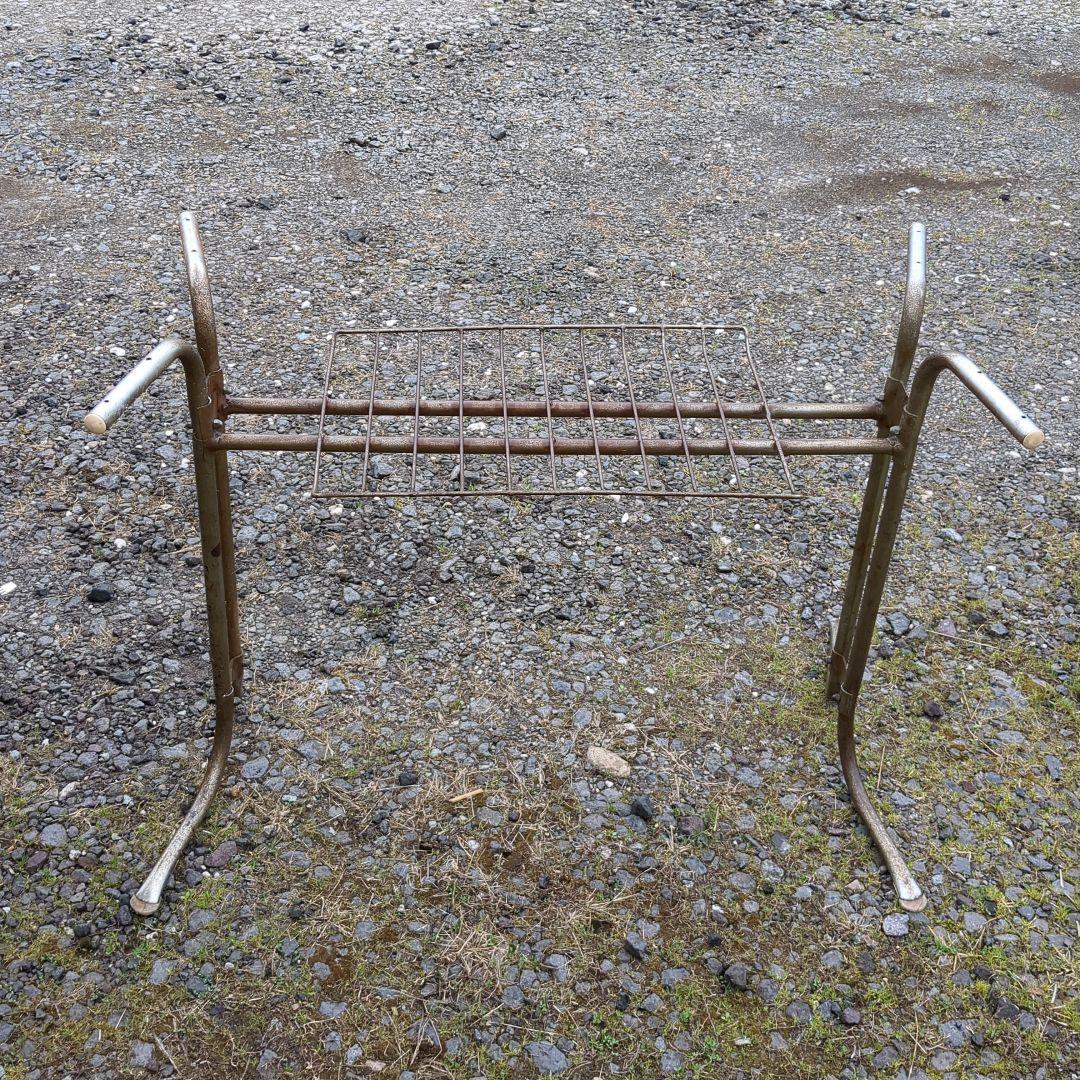 昭和レトロ　テーブル脚　アイアンレッグ　机　デスク　ポップ　アンティーク　家具