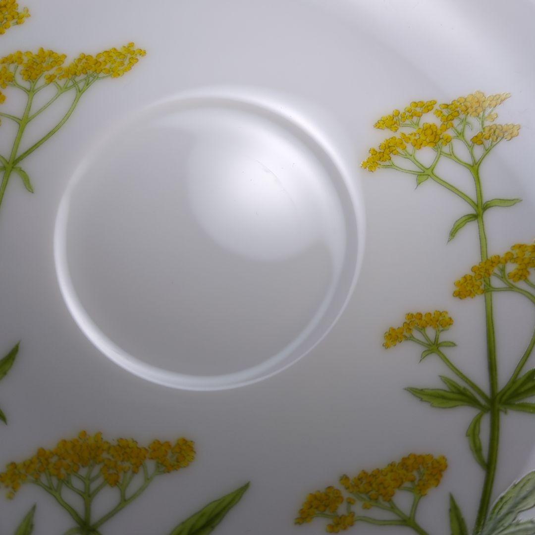 万葉の花　カップ　＆　ソーサー　スプーン　高級陶器製