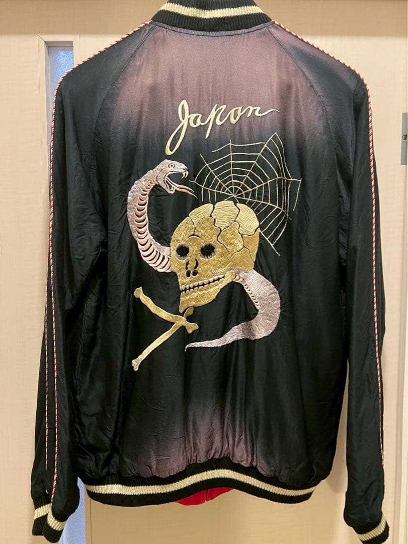 限定SALE！レア！テーラー東洋 エイジングモデル 蛇髑髏 龍 黒 赤