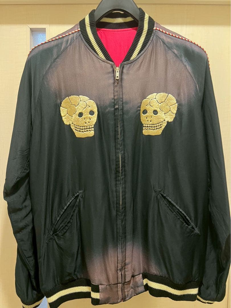 限定SALE！レア！テーラー東洋 エイジングモデル 蛇髑髏 龍 黒 赤