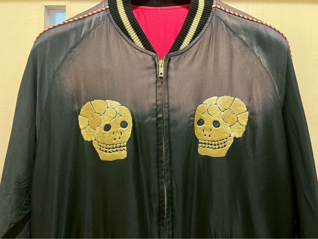 限定SALE！レア！テーラー東洋 エイジングモデル 蛇髑髏 龍 黒 赤