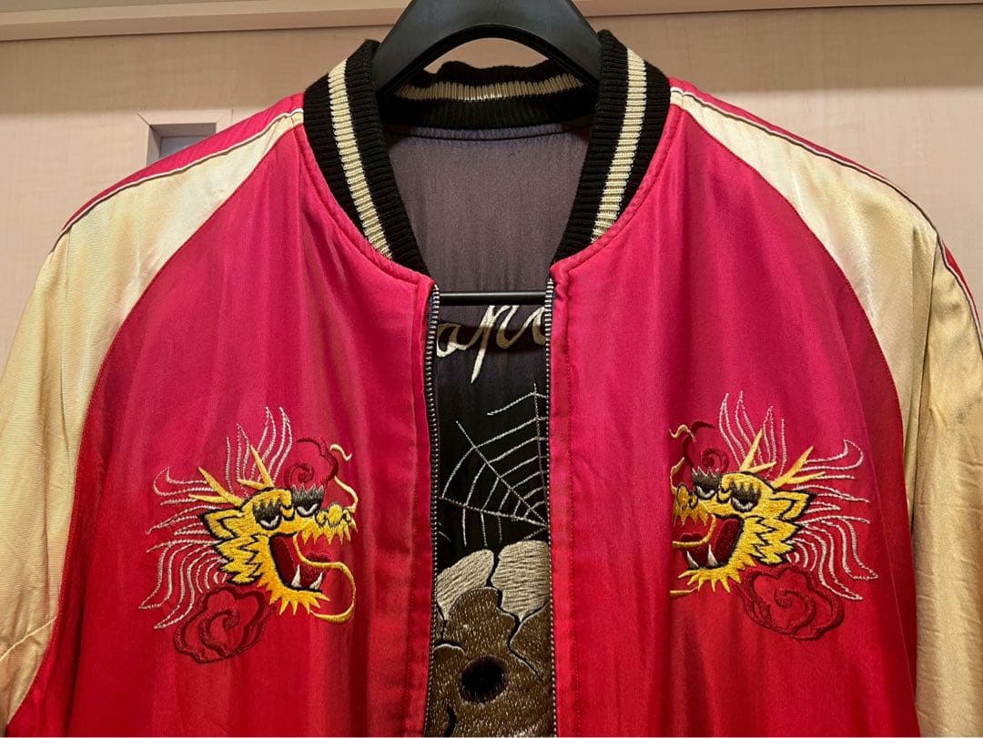 限定SALE！レア！テーラー東洋 エイジングモデル 蛇髑髏 龍 黒 赤