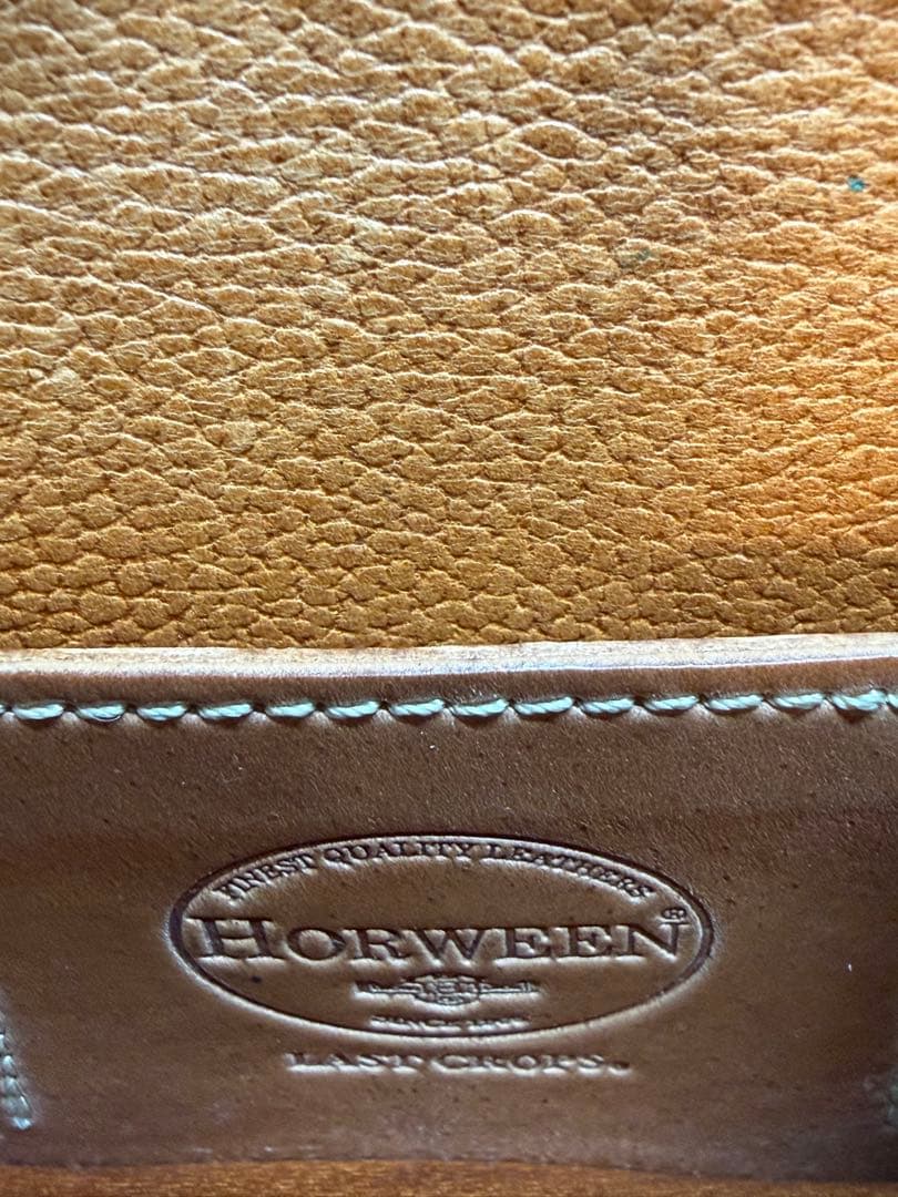 ラストクロップス　タング　ホーウィン　シェルコードバン　ナチュラル　ライニング有