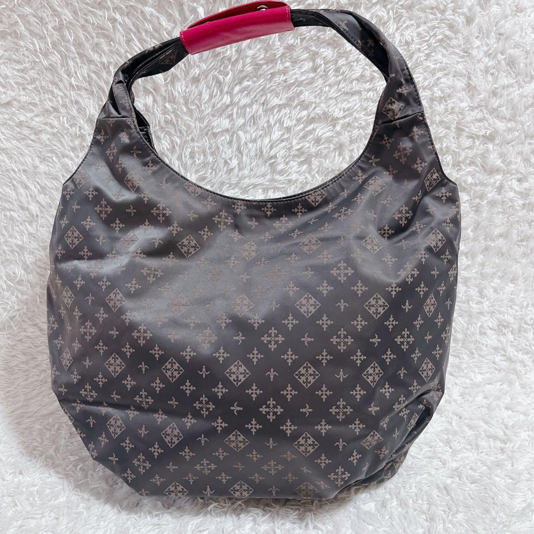 未使用✨ラシット ペリカンバッグ　トートバック　肩掛け　グレー　総柄