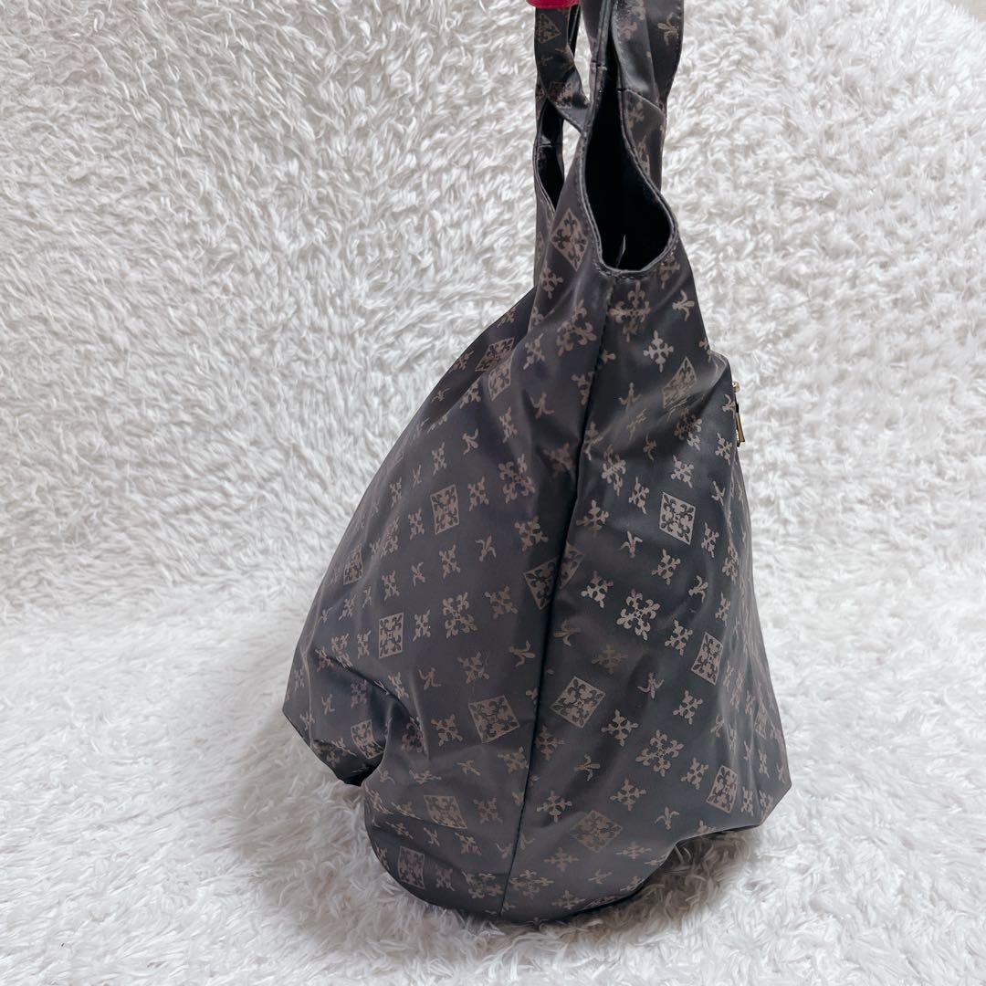 未使用✨ラシット ペリカンバッグ　トートバック　肩掛け　グレー　総柄