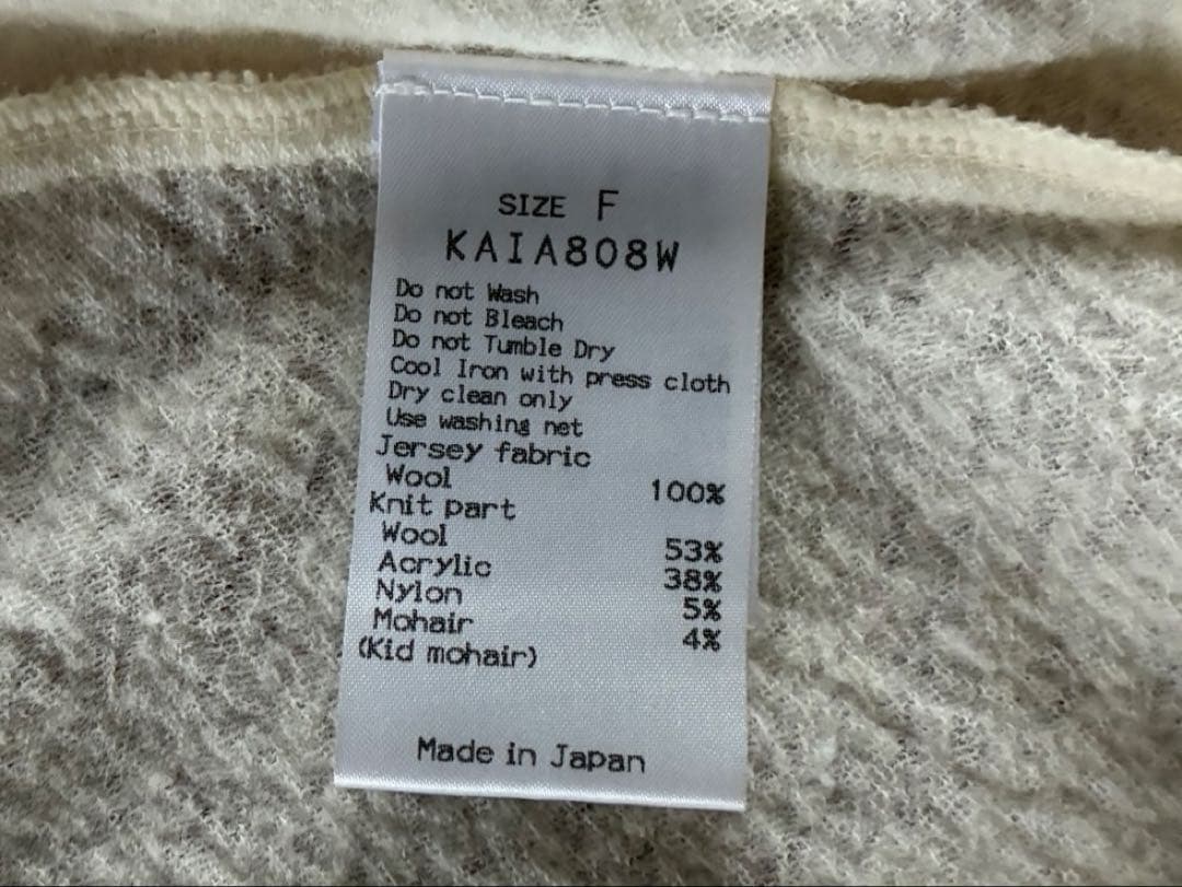 M.&KYOKO (エムアンドキョウコ) セーター 白 ホワイト フリーサイズ