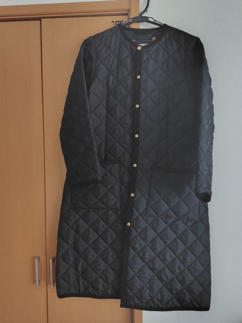 Traditional Weatherwear ブラックロングコート 36