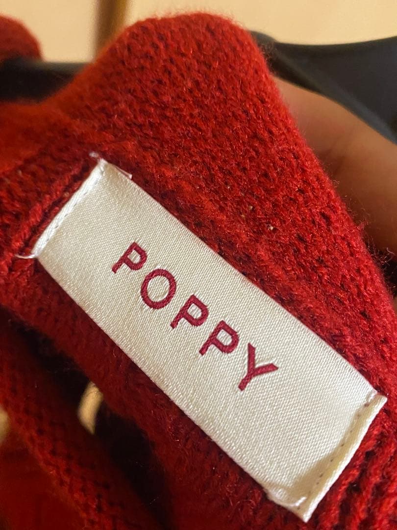 【トウ】poppy くるくるリボン　ニット