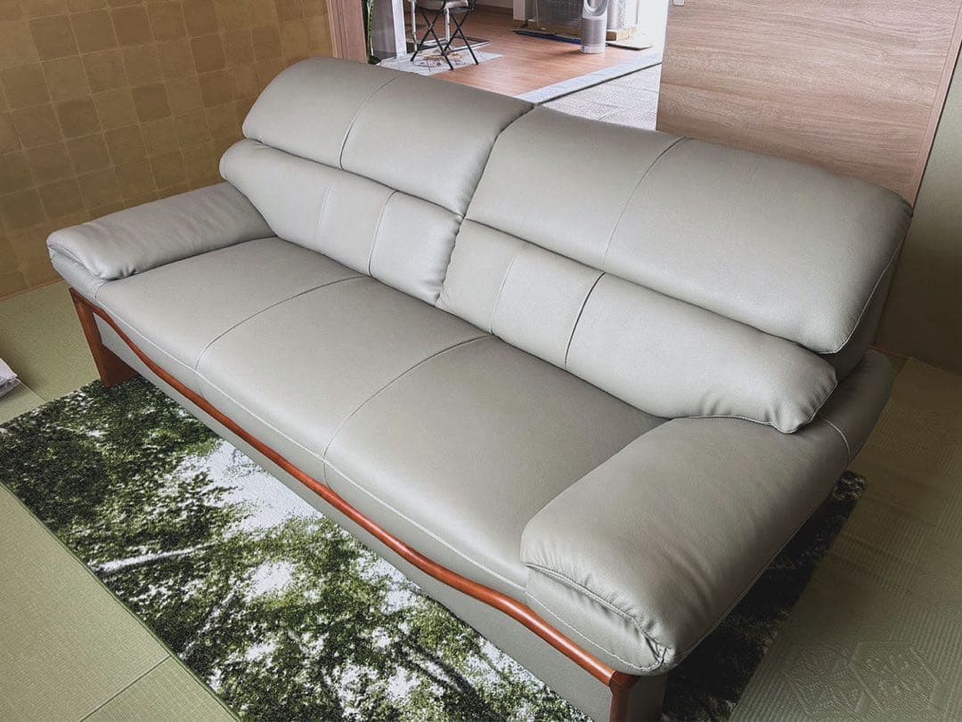 早い者勝ち！レクサス 3Pソファ グレー