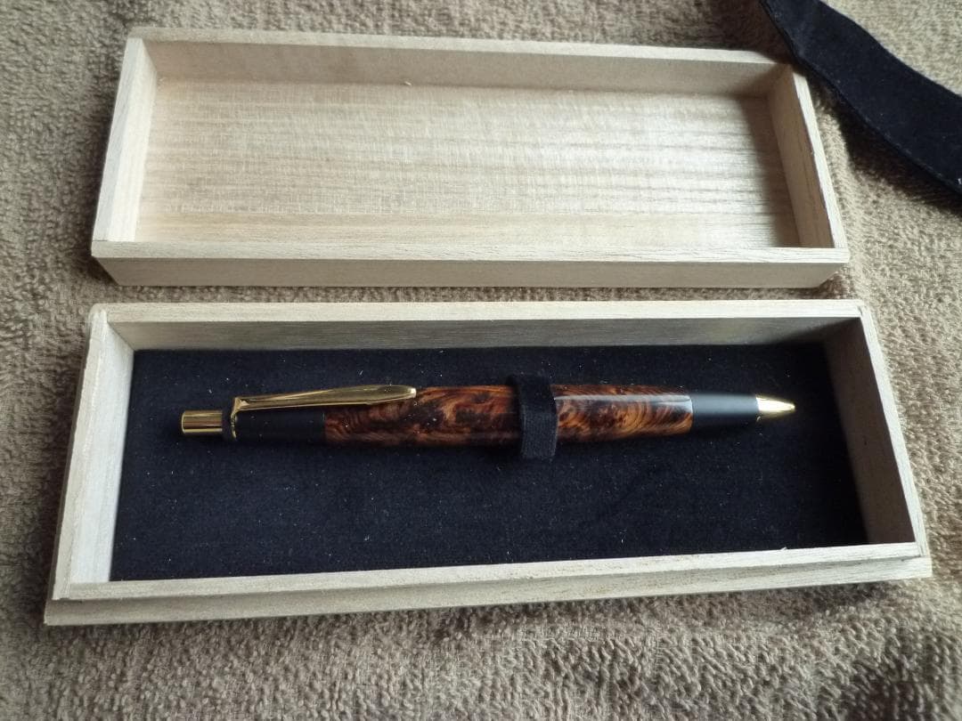 あ*）様 屋久杉工房京　天然屋久杉シャープペンシル(0.5mm)・・・未使用中古