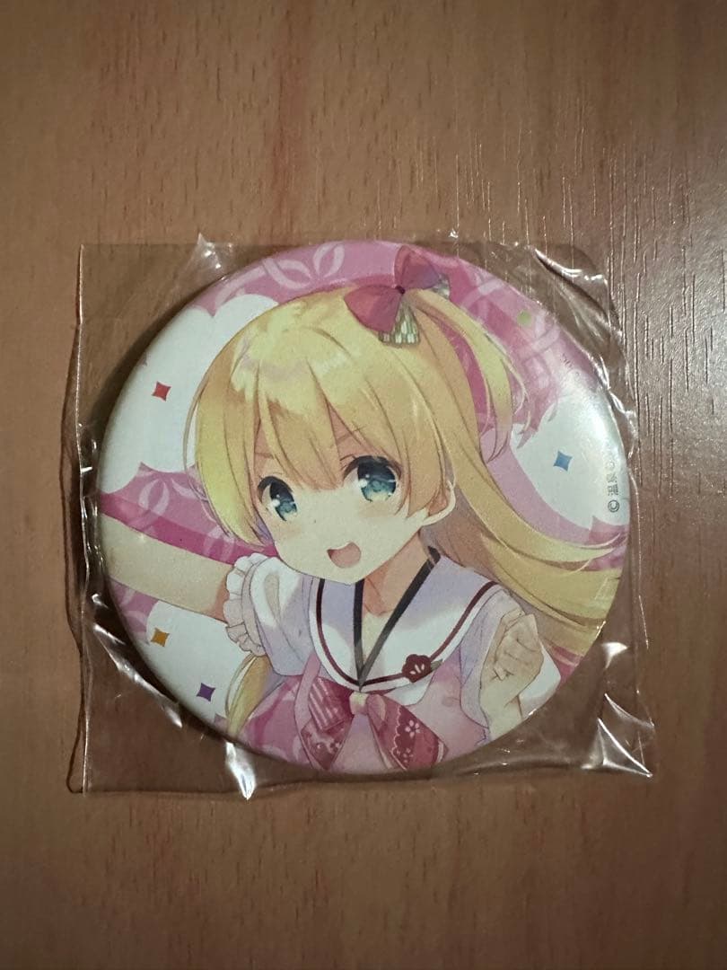 ま*読様 温泉むすめ　奏・バーデン・由布院ちゃん　旧タイプ缶バッジ