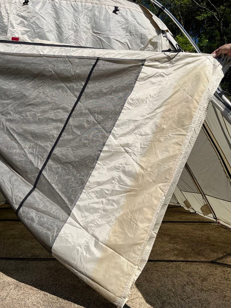 【セッコ①】peakランドロックアイボリー(幕、シート一式)