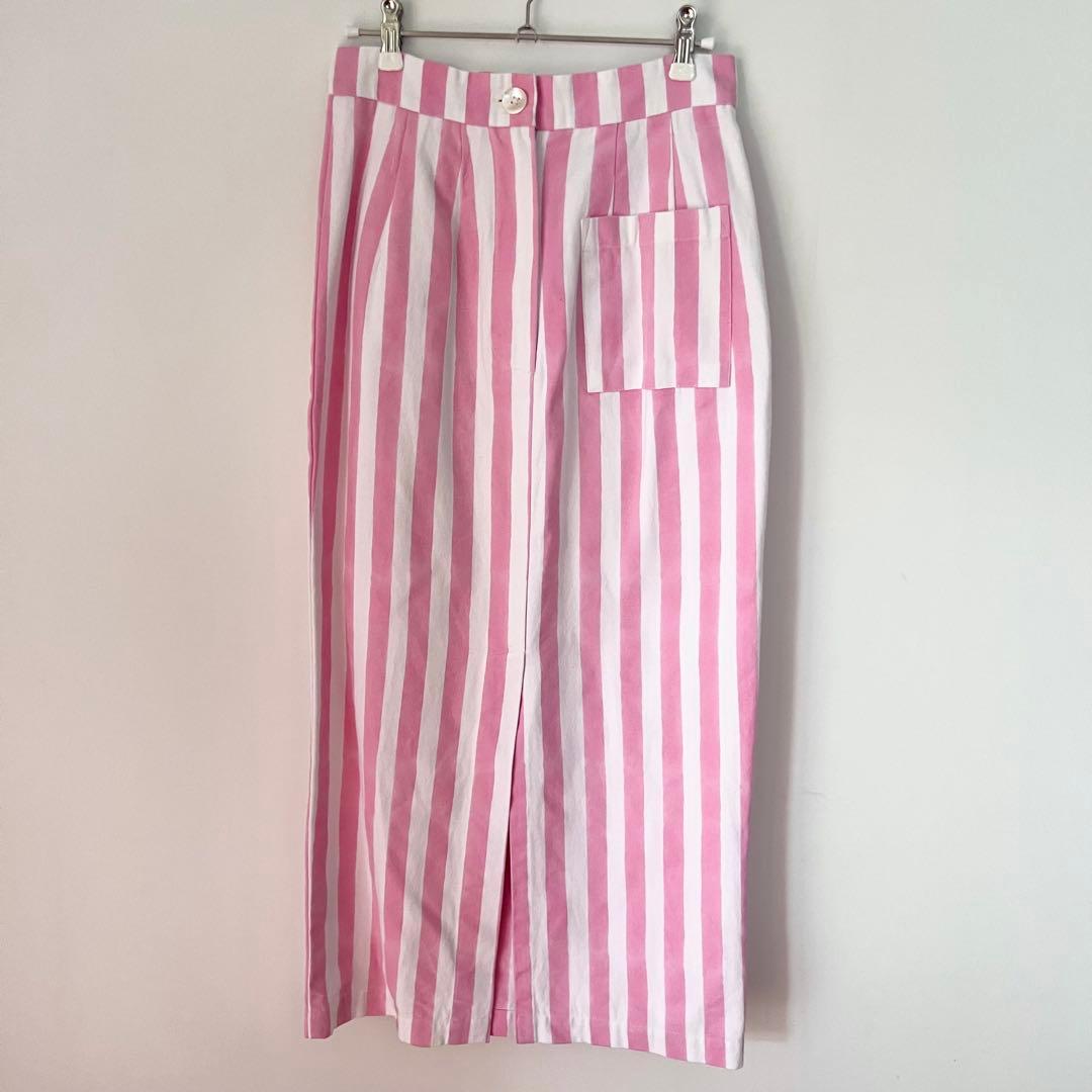 美品■ロンハーマン SZ Blockprints ストライプスカート■
