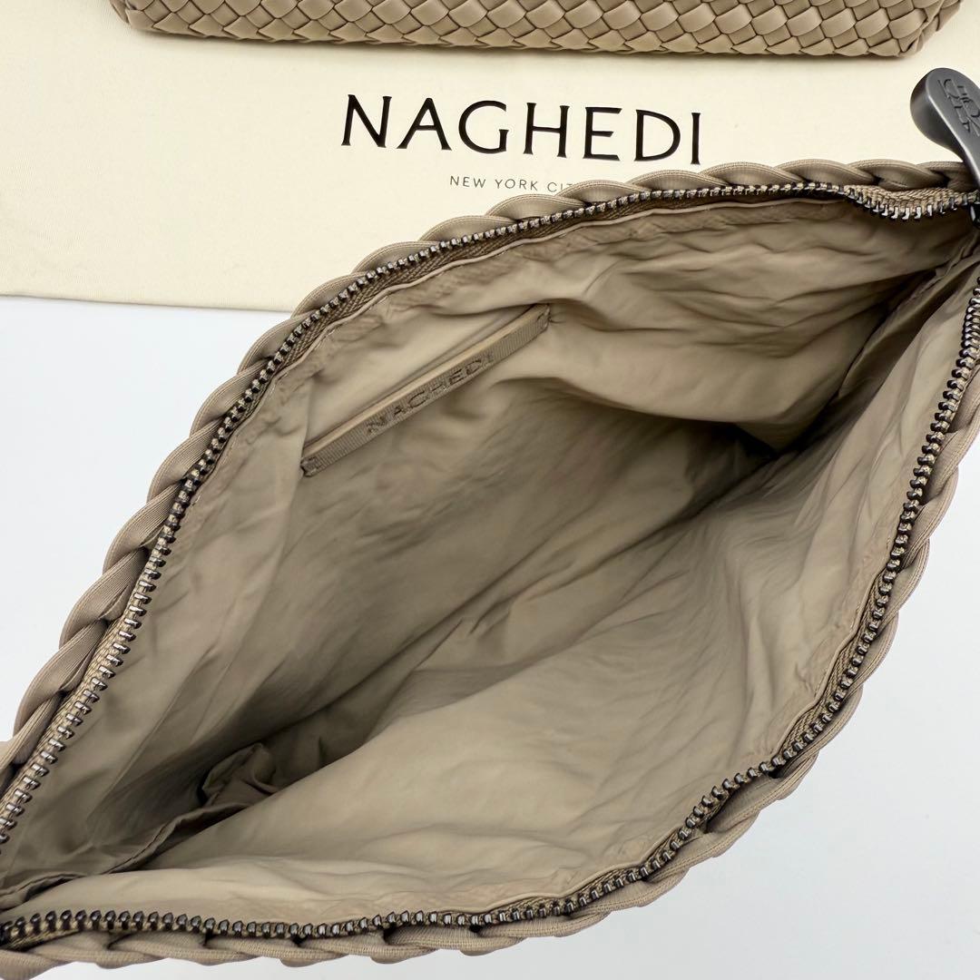【極美品】NAGHEDI ST BARTHS MEDIUM トートバッグ ポーチ