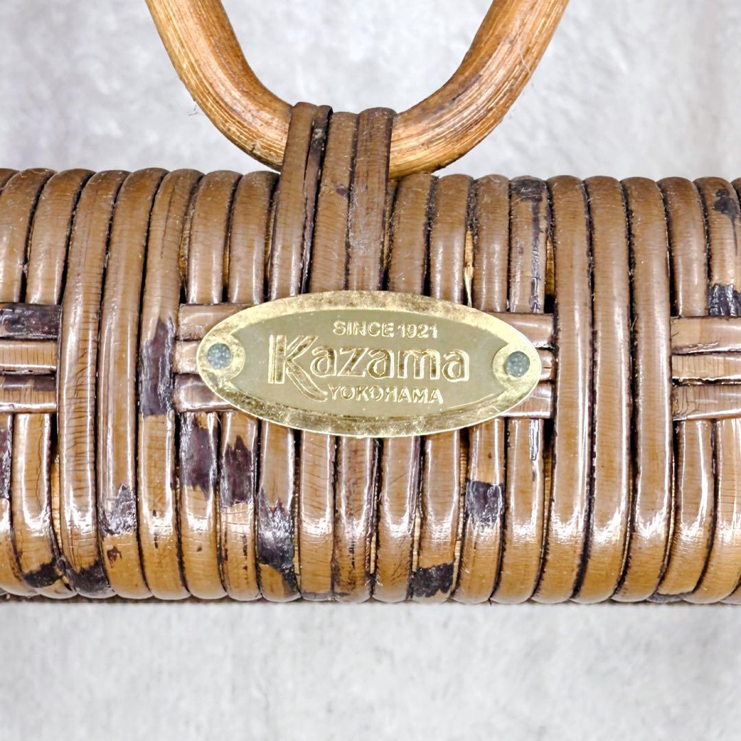 ヴィンテージ　Kazama　籐 ラタン シェルフ シェルフL　4段　自然素材