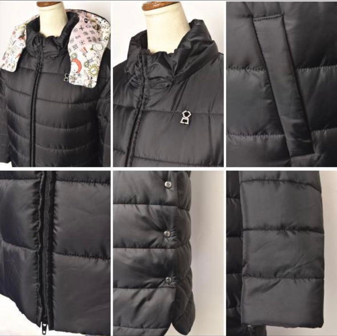 【新品タグ付き】ビギジャパン ダウンコート ブラック 真冬　軽量 ロング丈