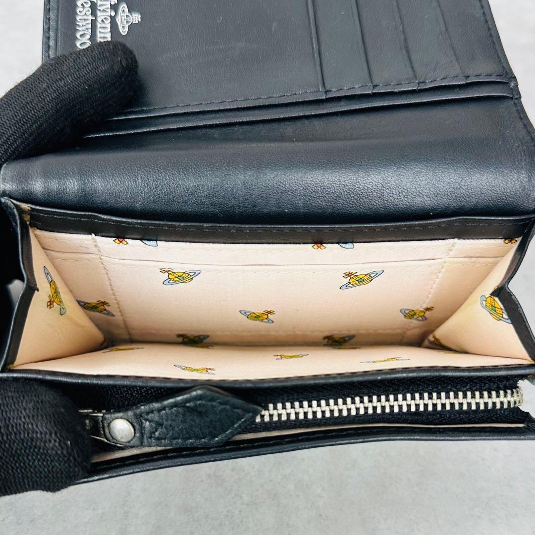 Vivienne Westwood オーブ　マルチストライプ　二つ折り財布