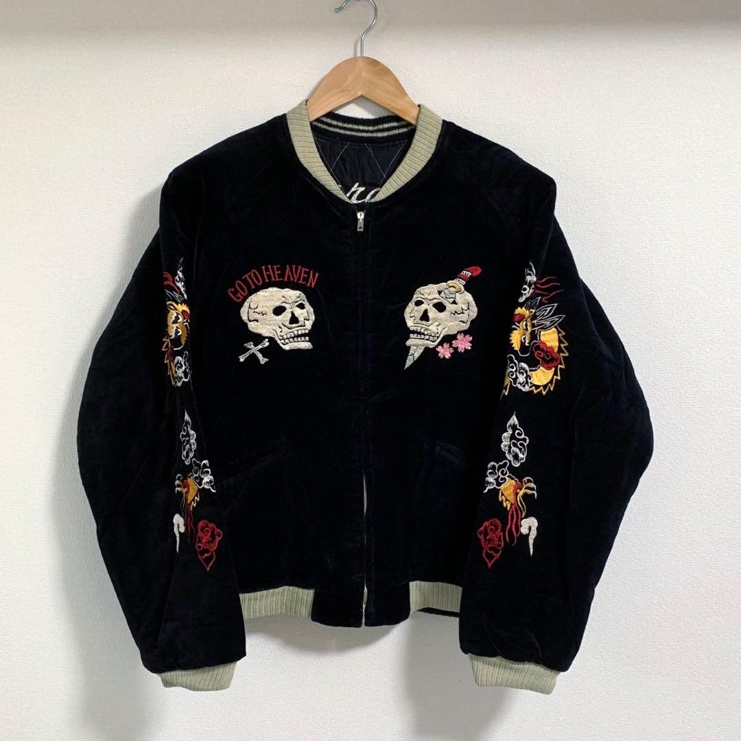 【美品】【東洋EPヴィンテージ】2004年限定モデル（スカル）別珍 リバーシブル