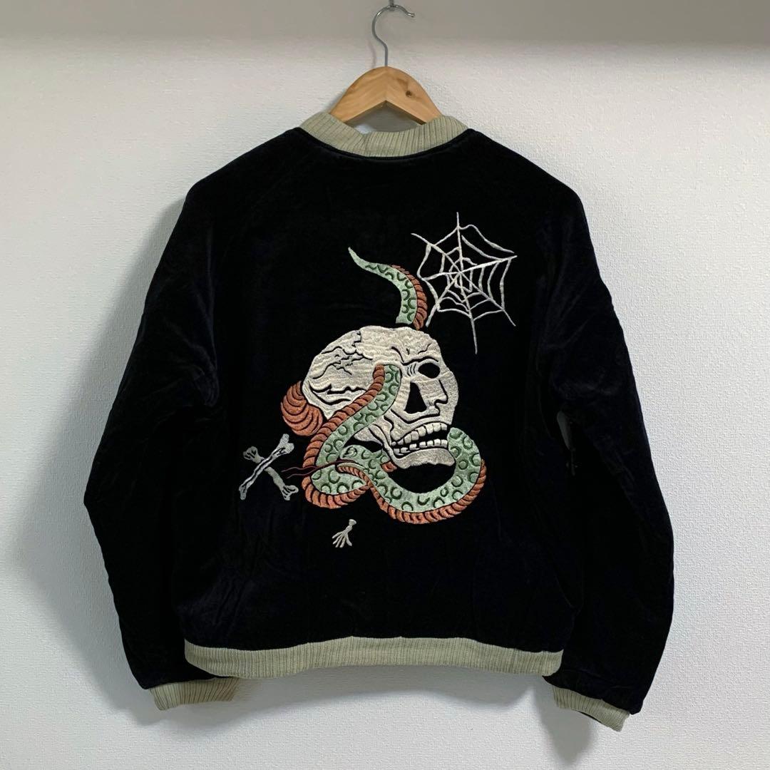 【美品】【東洋EPヴィンテージ】2004年限定モデル（スカル）別珍 リバーシブル