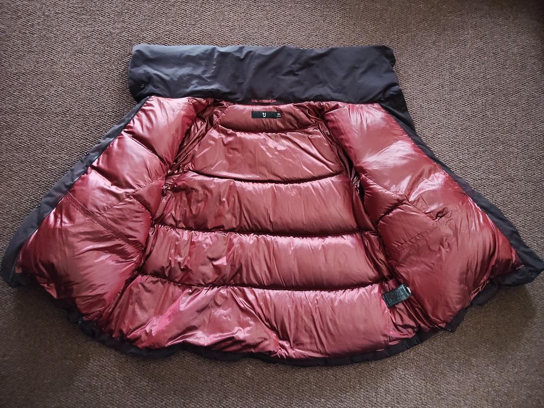 [未使用] ユニクロ +J ハイブリッドダウンジャケット ワイン XXL