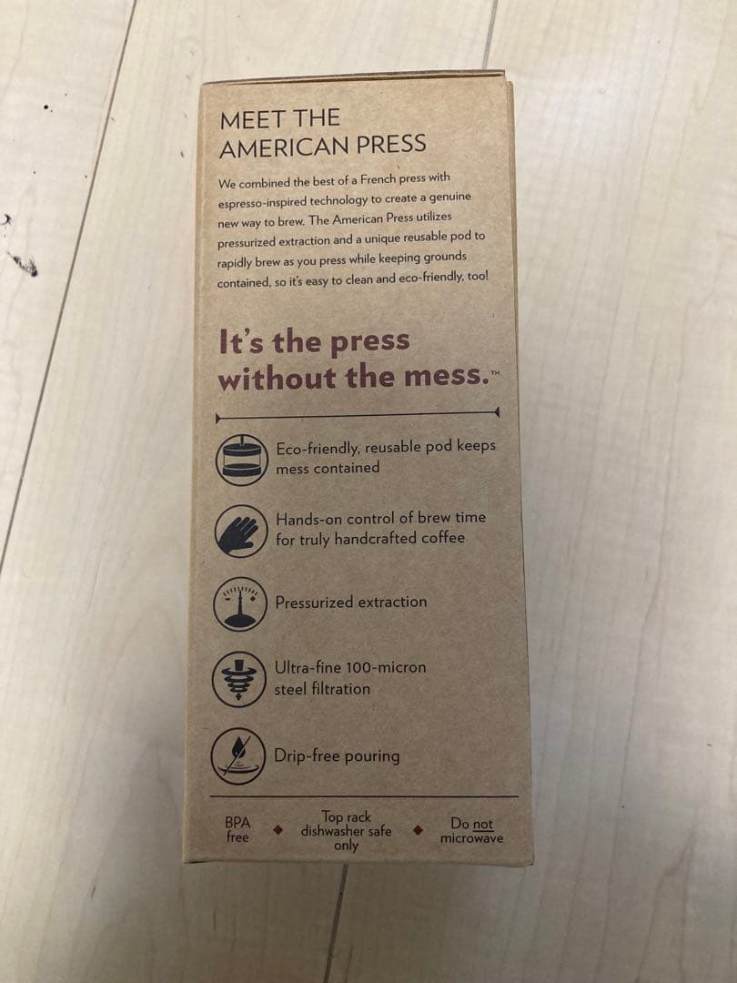 新品未使用American pressアメリカンプレス