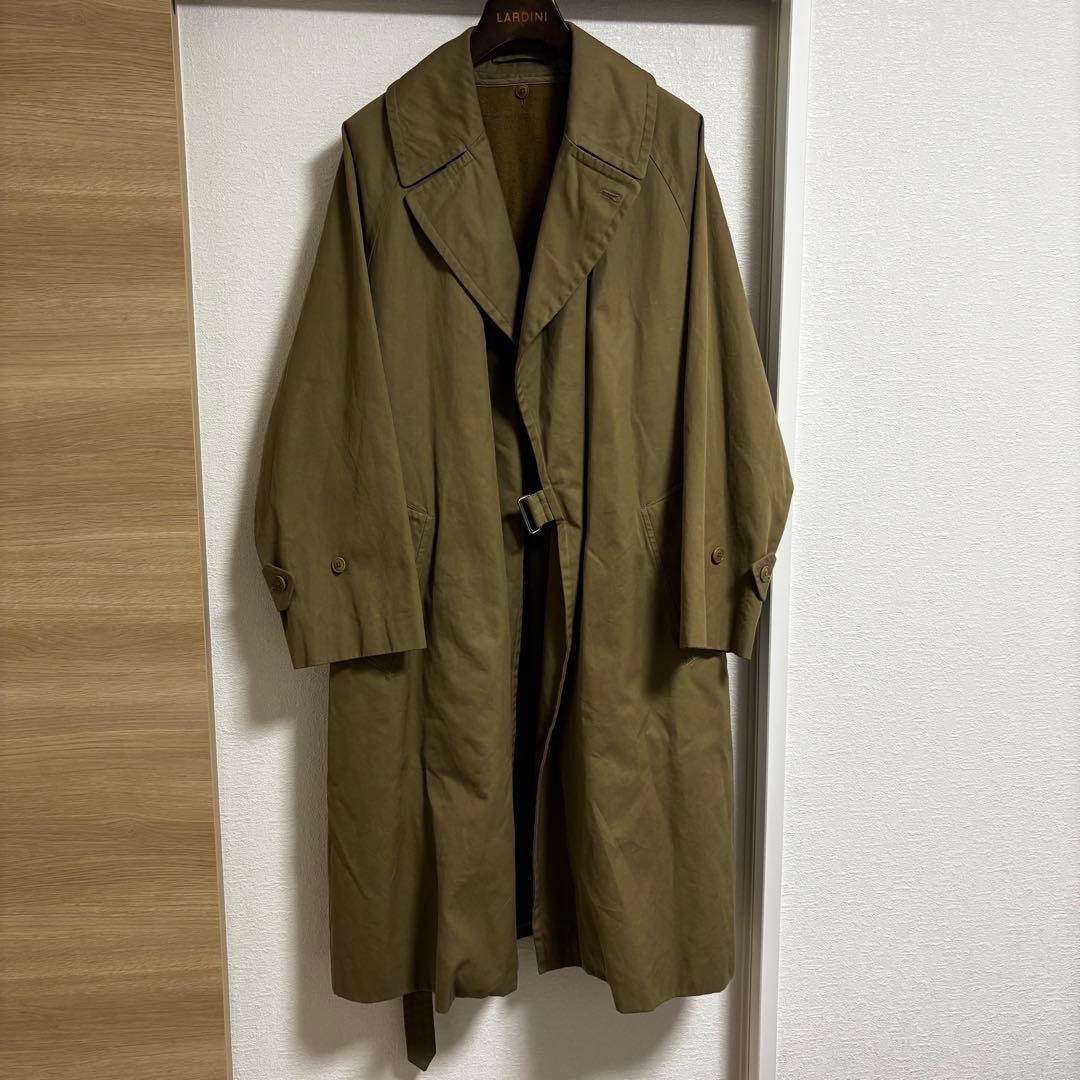 【18aw名作】COMOLI タイロッケンコート カシミア混ライナー付き 1