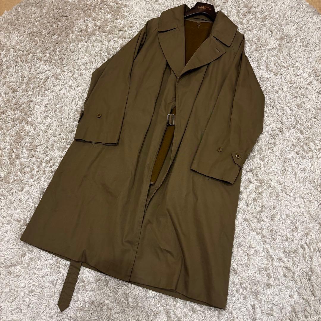 【18aw名作】COMOLI タイロッケンコート カシミア混ライナー付き 1