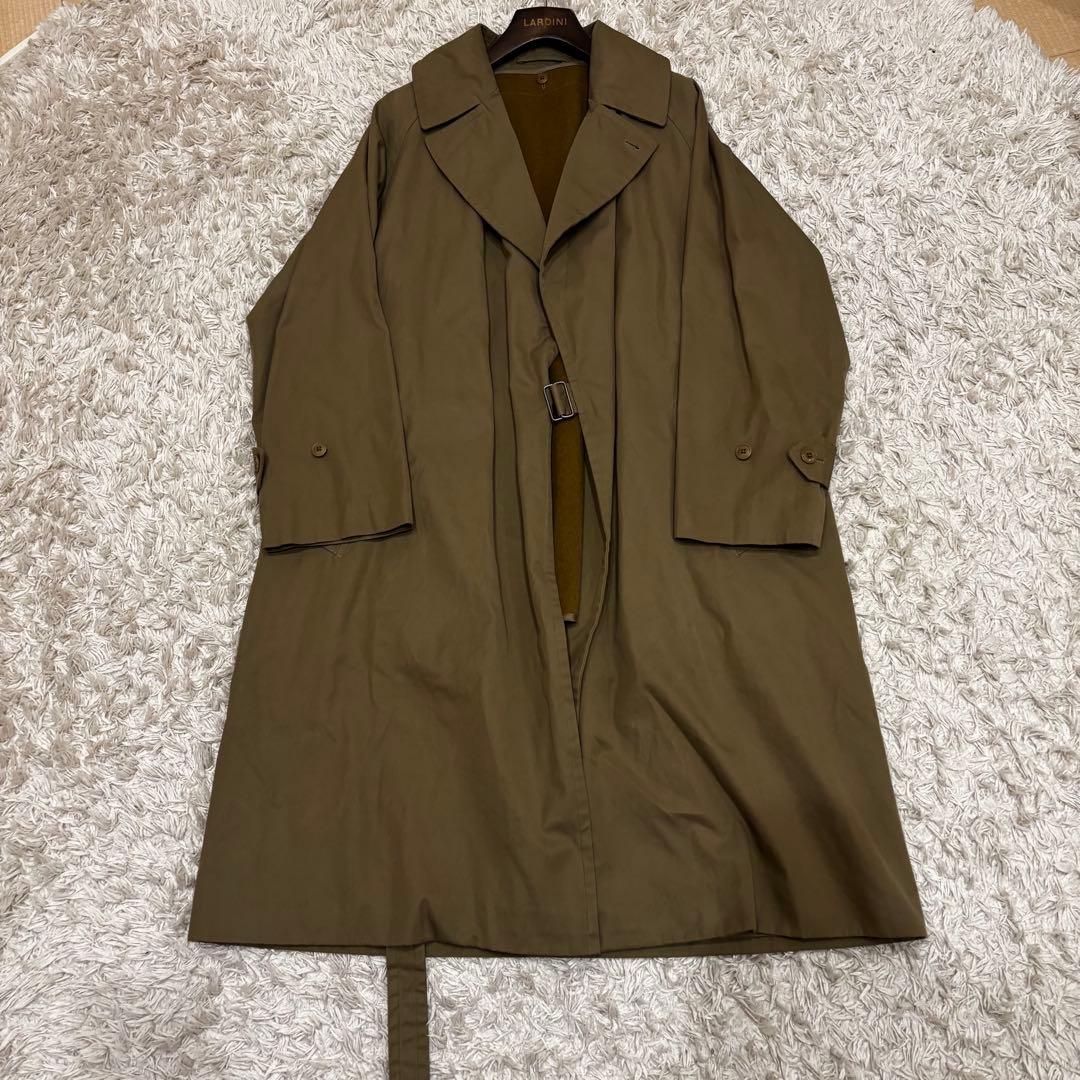 【18aw名作】COMOLI タイロッケンコート カシミア混ライナー付き 1