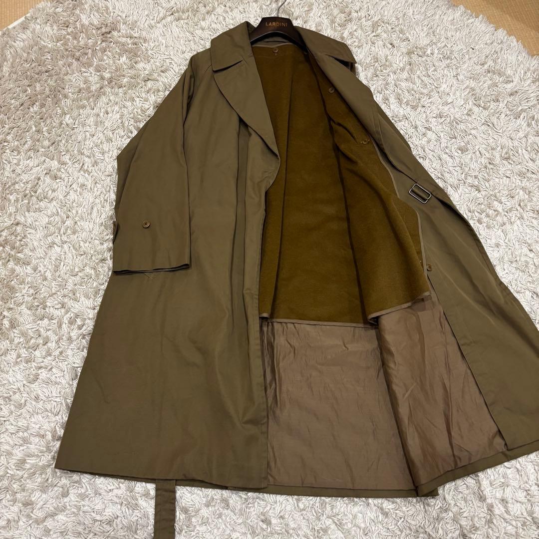 【18aw名作】COMOLI タイロッケンコート カシミア混ライナー付き 1